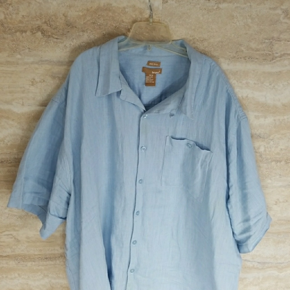 Bruno linen button down shirt